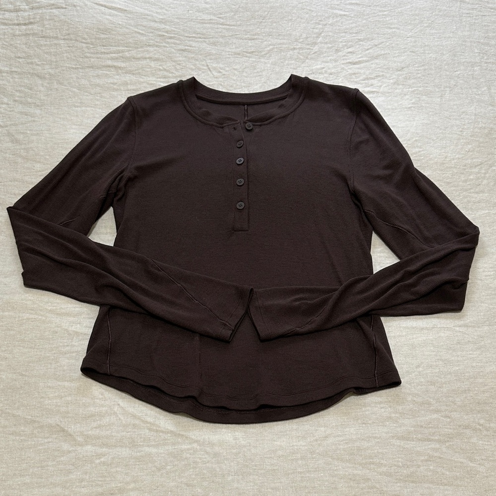 Lululemon Hold Tight Long Sleeve Henley